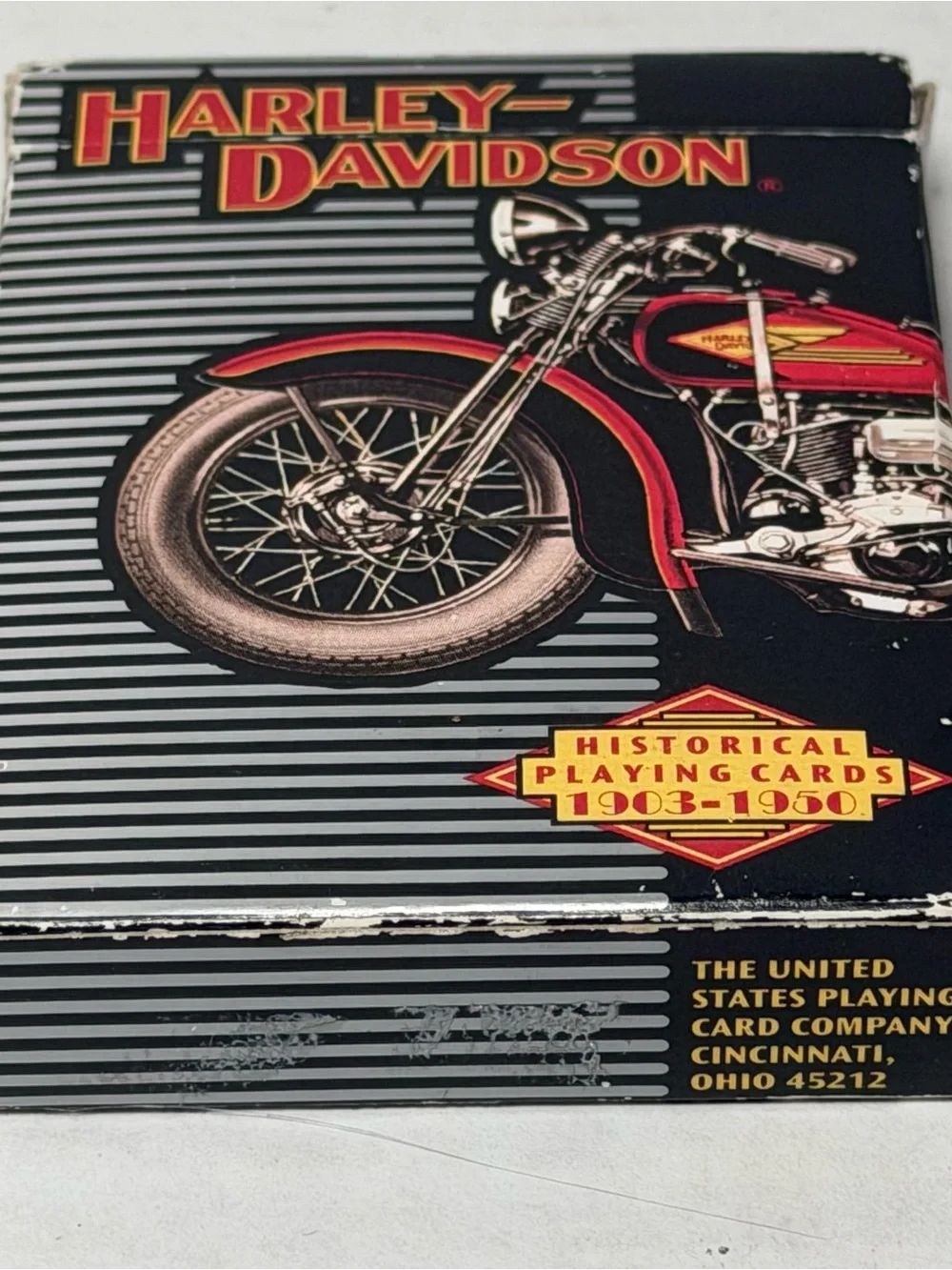 Vintage 90s Harley Davidson Motorcycles Playing Cards